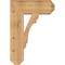 Ekena Millwork Olympic Craftsman Smooth Bracket, Western Red Cedar, 5 1/2"W x 18"D x 26"H BKT06X18X26OLY04SWR - alternate 3